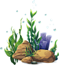 海底植物 海藻 png