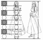日系绘画解说  漫画插画素材  人体参考 头身 人体比例 Q版  女性8头身