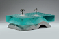 Escape : Laminated clear float glass with cast concrete and cast bronze.
H 250 x L 500 x D 340mm.
[SOLD]