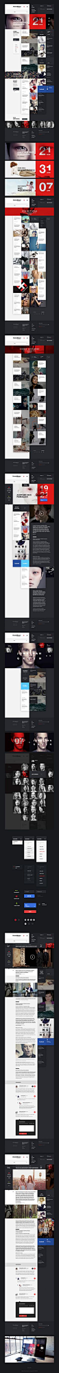 HomeMuse Gallery by Sergei Gurov, via Behance *** web design for art gallery & museum HomeMuse