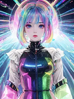 赛博朋克｜反复欣赏500遍的镭射糖果壁纸