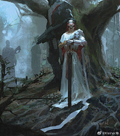 画画上瘾采集到画师-kleinerHai海