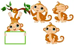 猴子  - 源文件下载【酷图网】矢量动物,野生动物,生物,凶猛动物,矢量图,可爱动物,宠物,动物,卡通动物头像,卡通动物,动物世界,动物背景,动物表演,动物展板,动物宣传画,可爱卡通动物,童话世界,动物王国,卡通动物配图,儿童手绘,幼儿园,动物园,动物形状,动物挂壁,农场,写字板,猴子,