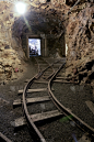 矿,走廊,危险,古老的,金矿,煤,隧道,地下的,汽车,工程