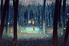 来自げみ的小清新插画作品