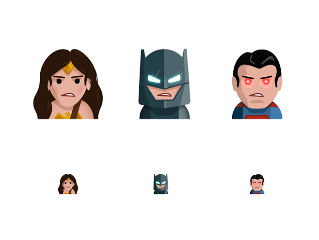TW Emoji / Batman vs...