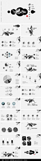 简约现代水墨个人简历艺术PPT图片