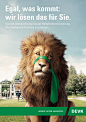It's only a lion! : Our latest production, created with Illusion for the German insurance company DEVK.DEVK assures us that their employees are ready to help even in the most absurd situations… credits: Agency Grabarz & PartnerClient DEVKCreative Dire