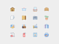 Household Icons in Office Style 3