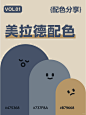 适合秋冬的美拉德风配色 ｜配色分享