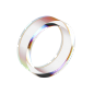 潮流酷炫虹彩折射玻璃圆柱正方形棱镜透明免抠PNG (48)