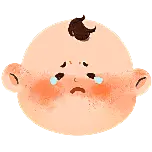 难过哭泣可爱卡通动态贴纸