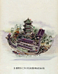 【李乾朗绘画艺术：中国古建筑】
李乾朗(1949年-)台湾台北人，台湾文化大学建筑系副教授，台湾传统建筑研究者，台湾古迹审查委员，台湾古迹维护志工，古迹修护研究者，画家。