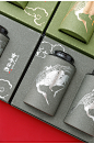 高档茶叶礼盒装空盒茶叶罐包装盒子定制纸罐红绿茶空礼盒茶罐套装-淘宝网