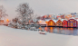 Bakklandet and gamlebybro in the Winter by Aziz Nasuti on 500px