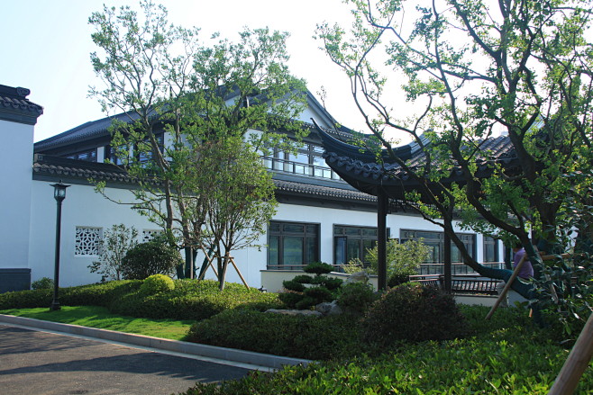 蓝城宁国桃李春风-中式合院-艾恩景观