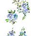蓝色花朵