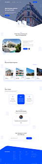 地产公司网站首页落地页设计模板 .fig素材下载 - 豆皮儿UI