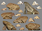 Book of Travels - Selection of chosen assets - Rocks