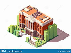 要努力画画喵~采集到矢量建筑