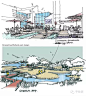 [分享]手绘牛人解密方案草图全过程~-景观设计-筑龙园林景观论坛