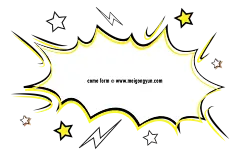 [美工云]漫画风矢量背景插画Comic-Style_PNG：