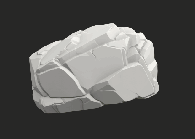 Stylized Rock Experiments-花瓣网