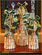 DIY Wine Cork Christmas Tree Topped With Ribbon | The Bubbly Hostess: 
