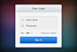 instantShift - Beautiful Free Sign-In and Sign-Up PSD Designs
