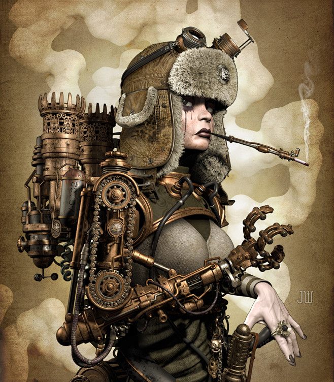 SteamGirl by ~Zephyr...