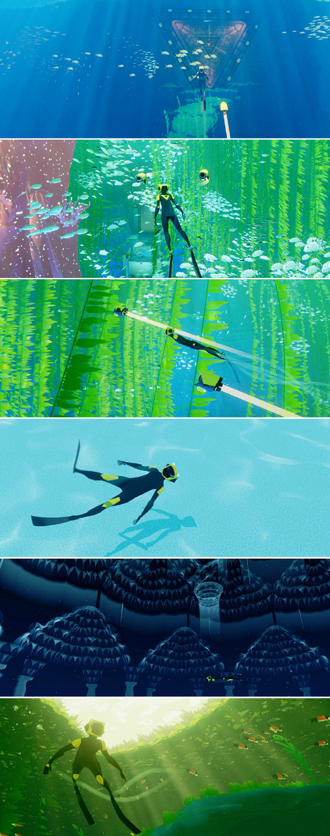 #ABZU#炎炎夏日十分适合的游戏！超喜...