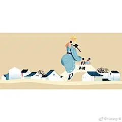 很开心可以为@时尚芭莎 的汉服专题绘制7个城市的汉服地图。

电子版的长卷形式非常妙的串联了时空展现从唐到明的服饰变化，地理位置也由内陆长安城，途径南迁，最后来到首都北京。因为我并不是特别熟悉这个题材，所以除了做功课研究古画仕女之外，就是考虑着怎么混搭一些流行文化让这个主题不那么严肃 ​​​​...展开全文c