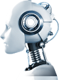 机器人 人工智能 金属 银白透明PNG