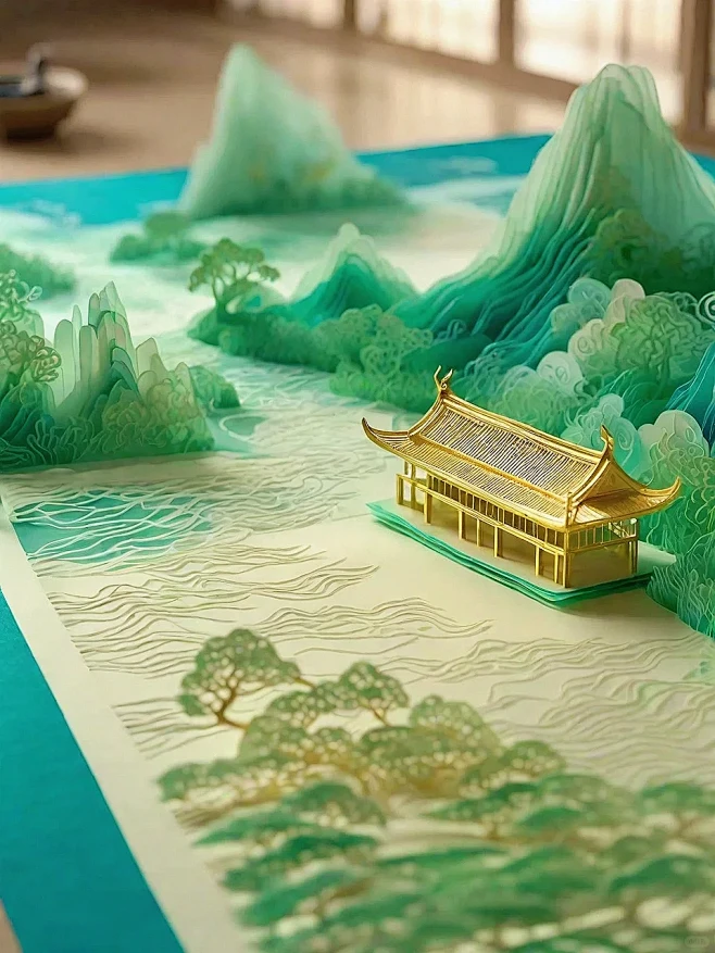 蓬莱宫阙对南山，承露金茎霄汉间 - 小红...