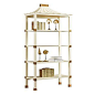 pagoda cream etagere - Meg Braff Designs