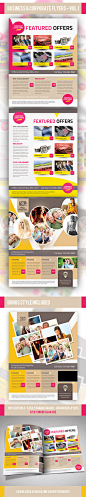 Business Corporate Product Flyer PSD Templates by ~ShermanJackson on deviantART