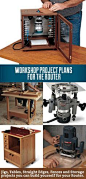 Workshop Project Plans for the Router! From DIY router tables to DIY router…: 