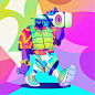 Behance 上的 2d Arcade style experiments