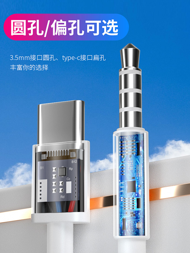 耳机有线入耳式通用苹果6s可爱女生viv...