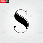 elegant alphabet letters font
