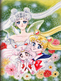 【美少女战士】《美少女战士》武内直子 原画集 Vol.1-Vol.5（全网最全版本）