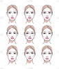 人的脸部,形状,女人,脸颊,多样,肖像,嘴唇,脖子,头发,人的眼睛