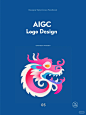 国潮中国龙插画2，数字商业插画 数字艺术
