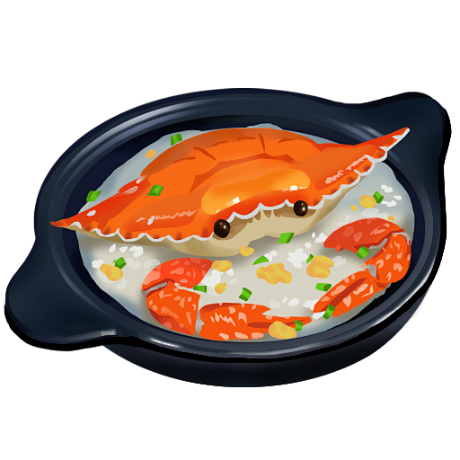 插画美食—螃蟹粥 - 视觉中国设计师社区
