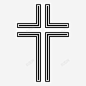 十字架天主教基督教图标高清素材 十字架 基督教 天主教 宗教 教会 耶稣 免抠png 设计图片 免费下载