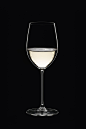 A glass such as this one, designed by Riedel for Sauvignon Blanc or Riesling, can also be appropriate for a lighter, slightly chilled red such as a Beaujolais or a Valpolicella