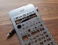 iPhone UI Stencil Ki...