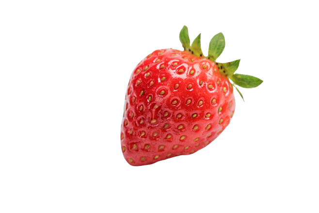 一颗草莓鲜果水果免抠元素PNG