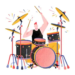 The Stink Bug 音乐专辑封面设计 | icyfeetpie - 原创作品 - 涂鸦王国插画