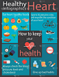 心脏健康信息图形